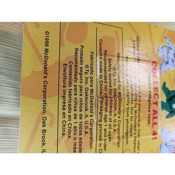 NIB vintage McDonald's beanie babies - Picture 7 of 8